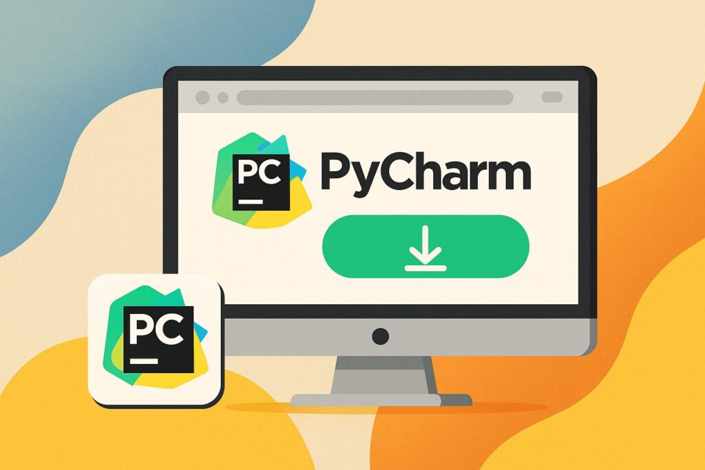 PyCharmをダウンロードする方法のアイキャッチ画像