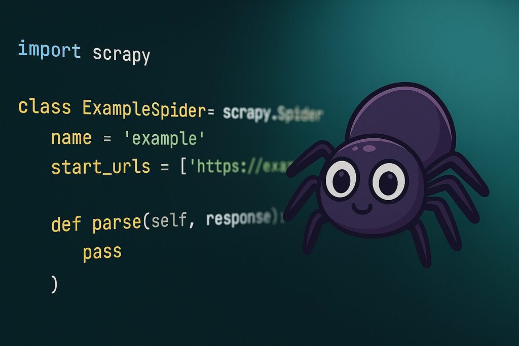 スクレイピングに必要なユーザー定義用のSpiderクラスを作成するのアイキャッチ画像