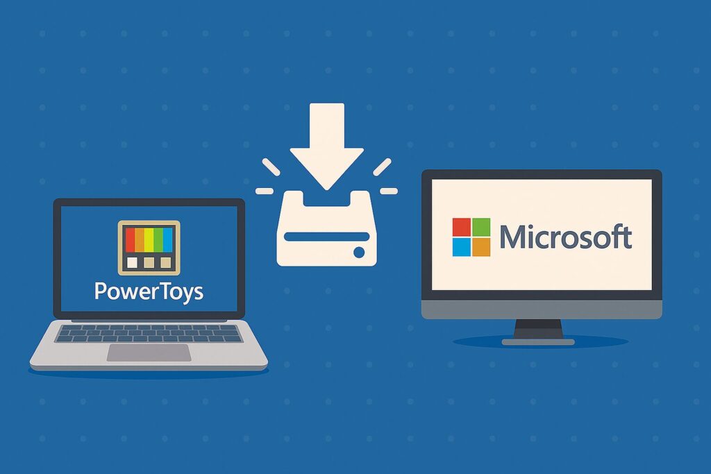 Microsoft PowerToysをダウンロードする方法のアイキャッチ画像