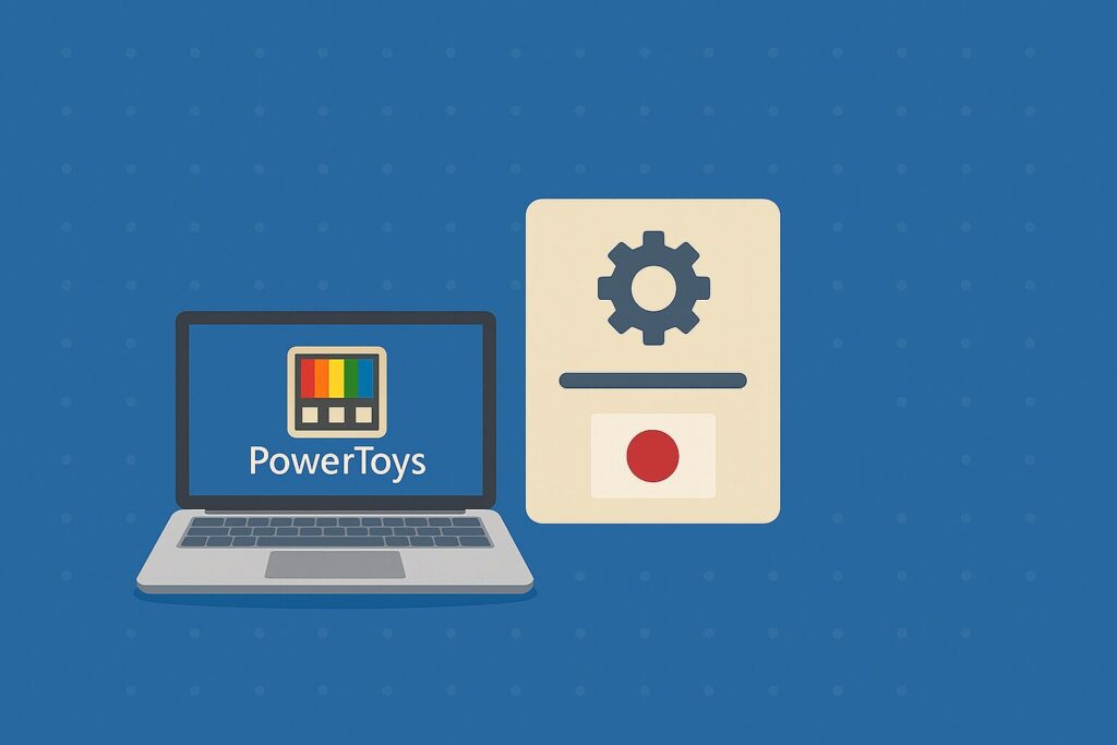 Microsoft PowerToysを日本語化する方法のアイキャッチ画像