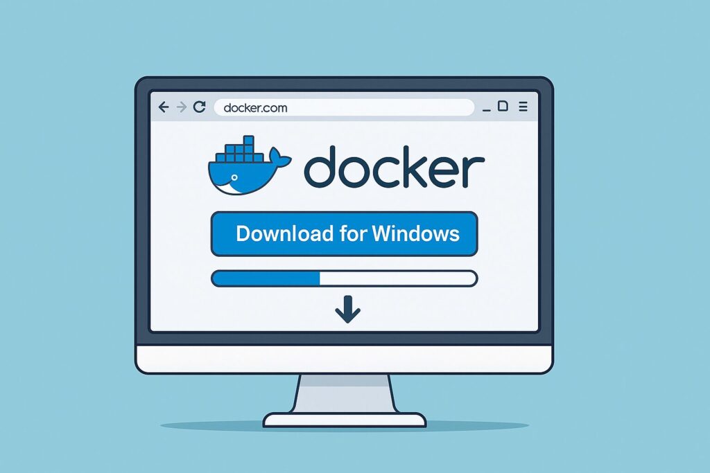 Docker Desktopをダウンロードする方法のアイキャッチ画像