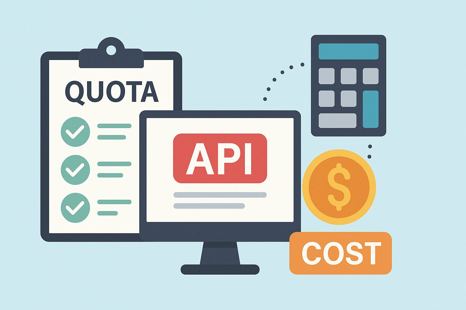 eye catching image of youtube data api quota cost