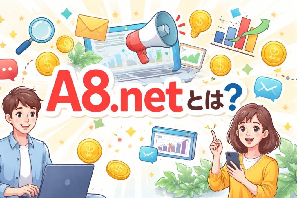 「A8.net（エーハチネット）とは」のアイキャッチ画像