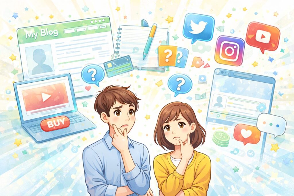 「まだ自分のメディアやSNSを持っていない方へ」のアイキャッチ画像