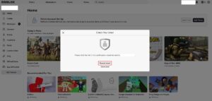 「メールが届かない場合は、「Resend email」リンクを押して、再度、メールを送信してみてください。」の画面キャプチャ