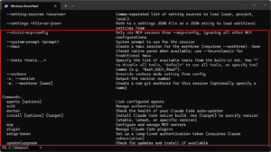 (任意)ターミナル(PowerShell)で「claude」コマンドを試し打ちする操作(実行結果例4)の画面キャプチャ