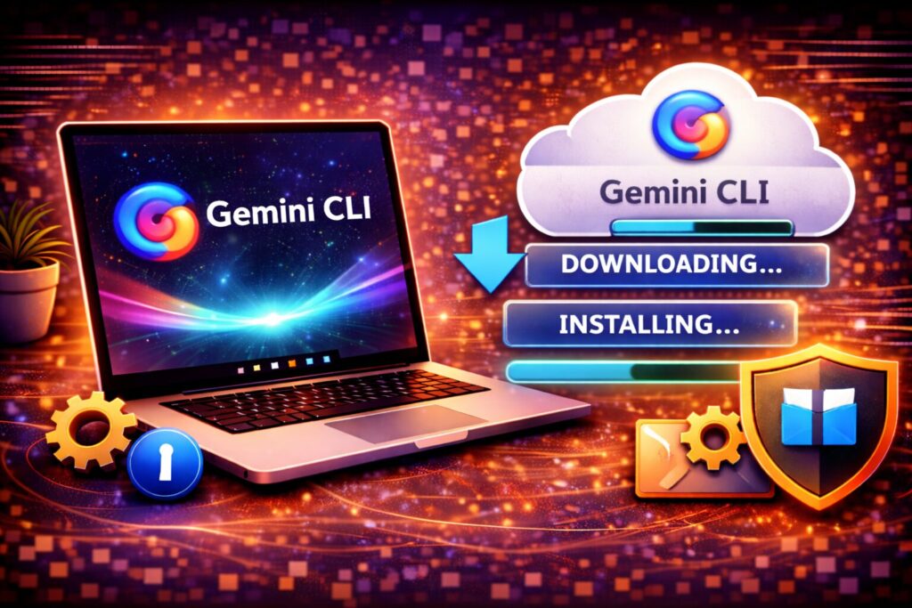 Gemini CLIのダウンロードとインストール方法のアイキャッチ画像