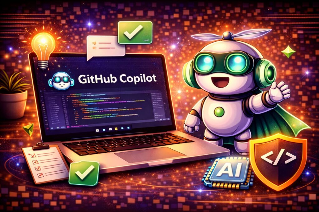 GitHub Copilotを使う方法のアイキャッチ画像