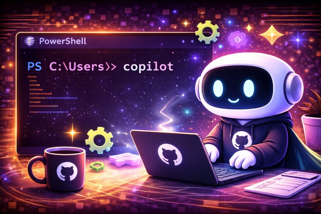 （任意）ターミナル（PowerShell）で「copilot」コマンドを試し打ちするのアイキャッチ画像