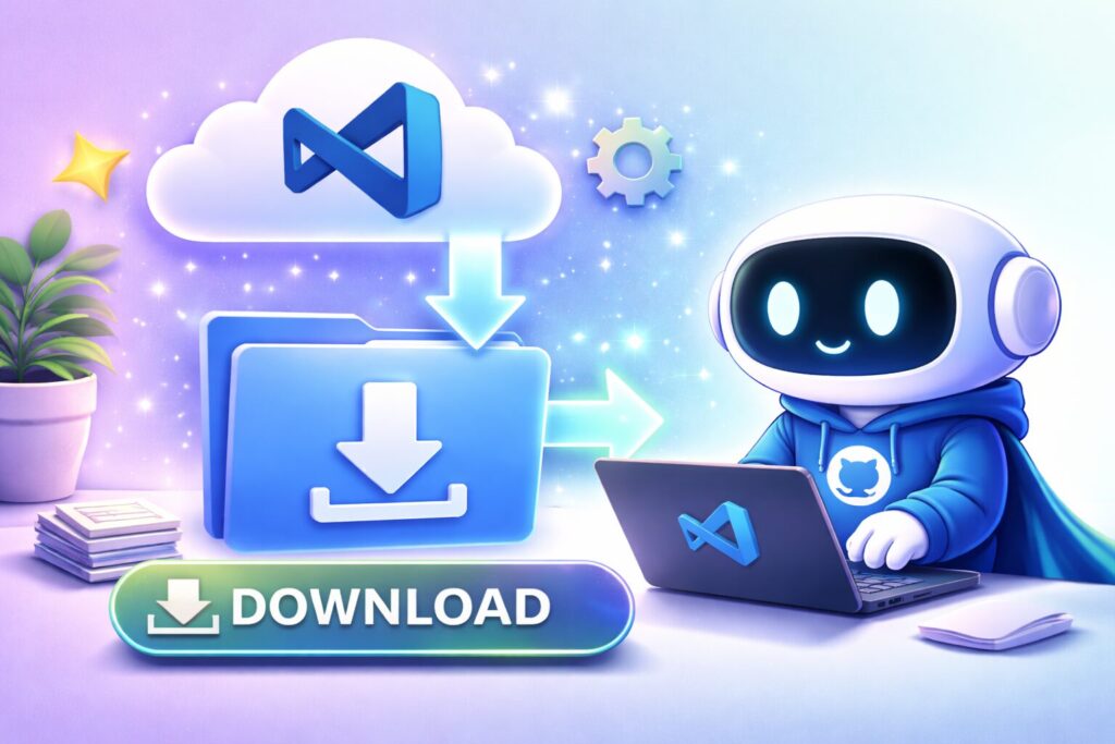 Visual Studio Codeのダウンロード方法のアイキャッチ画像