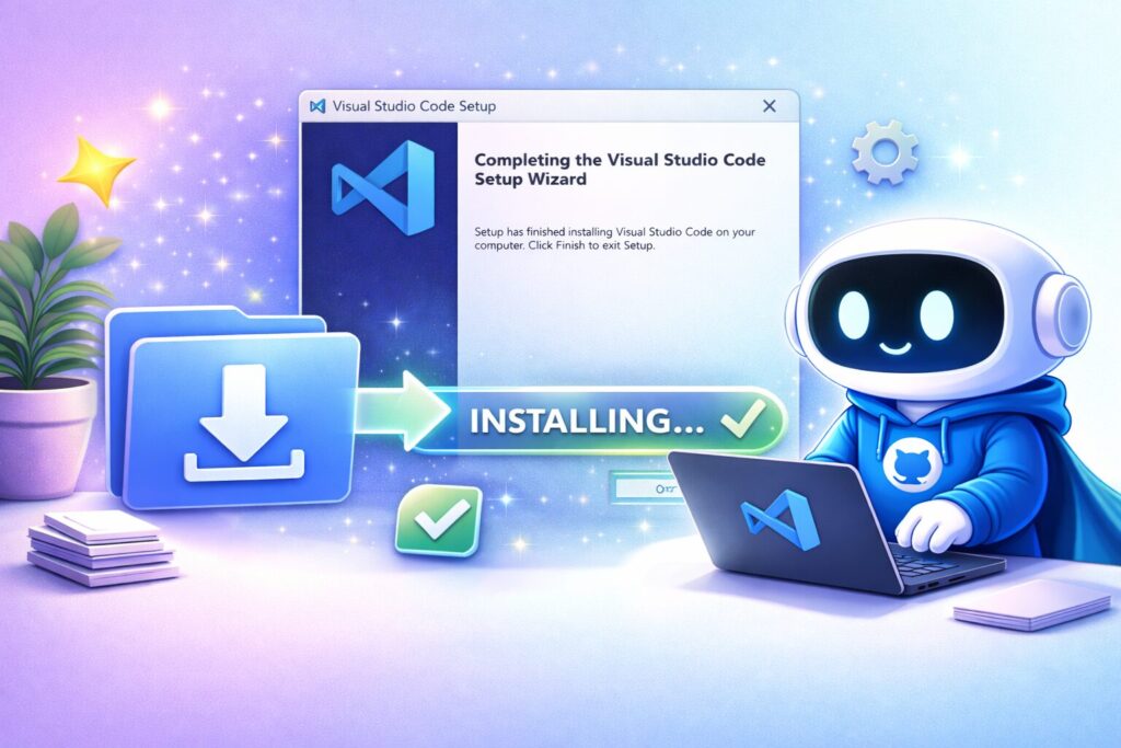 Visual Studio Codeのインストール方法のアイキャッチ画像