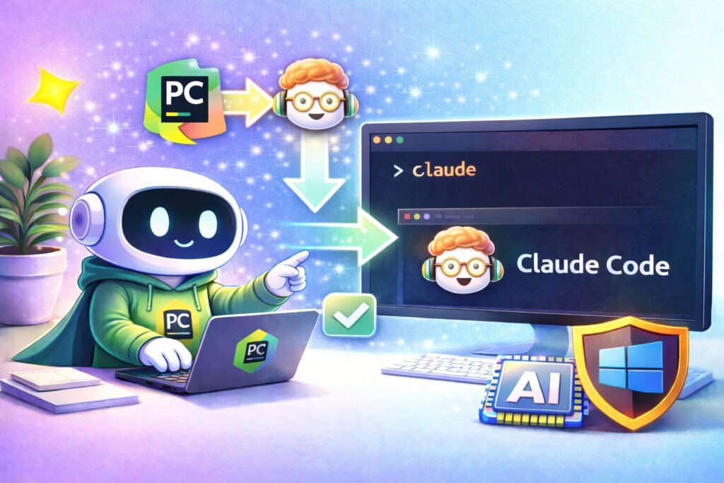 PyCharmとClaude Code CLIを連携する方法のアイキャッチ画像