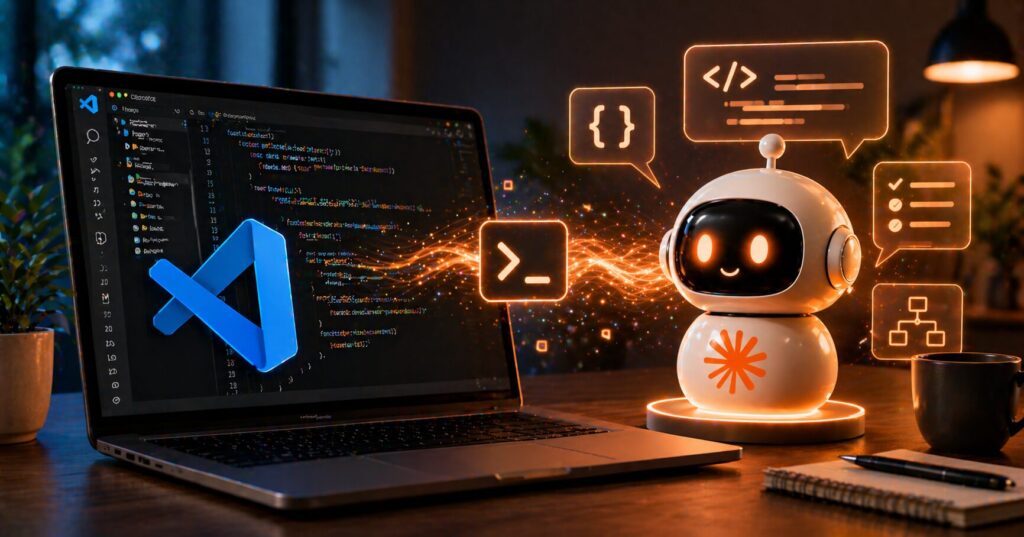 Visual Studio CodeでClaude Codeを利用する方法のアイキャッチ画像