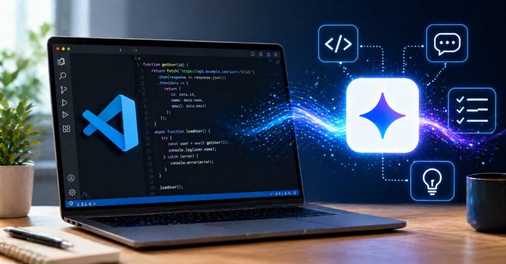 Visual Studio CodeでGemini Code Assistを利用する方法のアイキャッチ画像