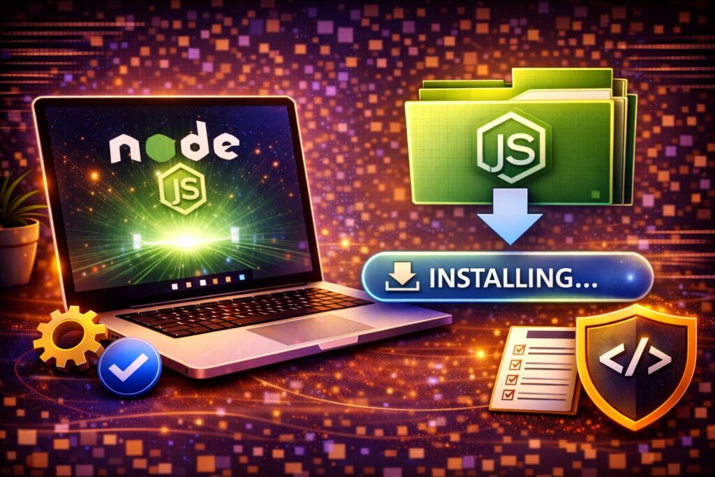 Node.jsをインストールする方法のアイキャッチ画像