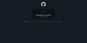 完了画面が表示されるため、閉じる操作の画面キャプチャ