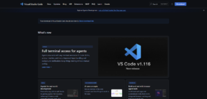 少し待つと自動的にインストーラーファイルのダウンロードが開始されるため、任意の場所に保存する操作の画面キャプチャ1
