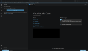 Visual Studio Code セットアップウィザードの完了画面が表示されるため、「完了ボタン」押す操作の画面キャプチャ2