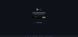 GitHubアカウントへのサインイン画面が表示されるため、認証に使用する任意のアカウントの「Continue（続ける）」ボタンを押す操作の画面キャプチャ
