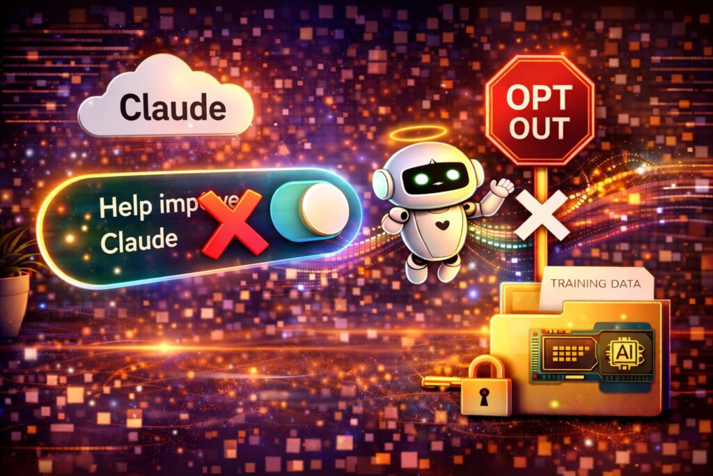 「Claudeの改善にご協力ください」設定を無効化するアイキャッチ画像